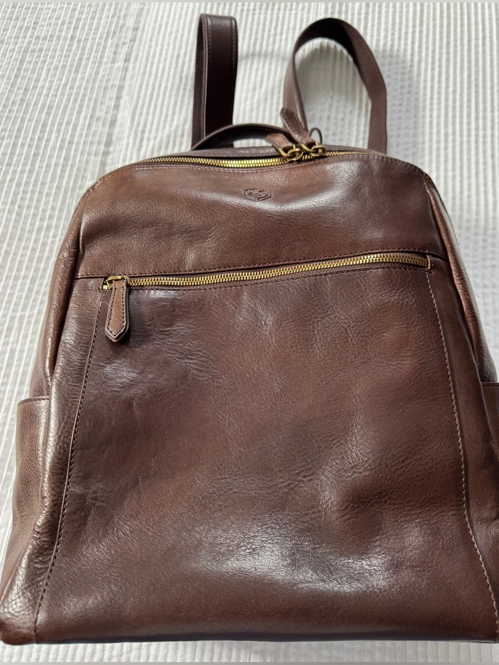 Genuine Italian Leather Backpack UNISEX NWT